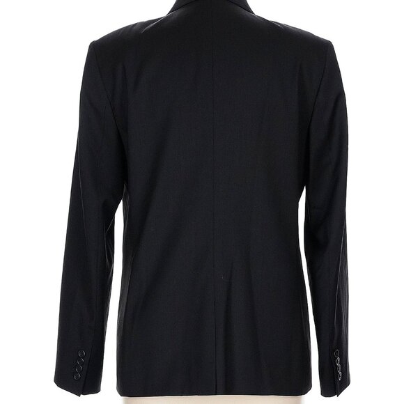 NWT The Kooples Black Two-Button Leather-Pocket Versatile Blazer Size 40 - Picture 6 of 11